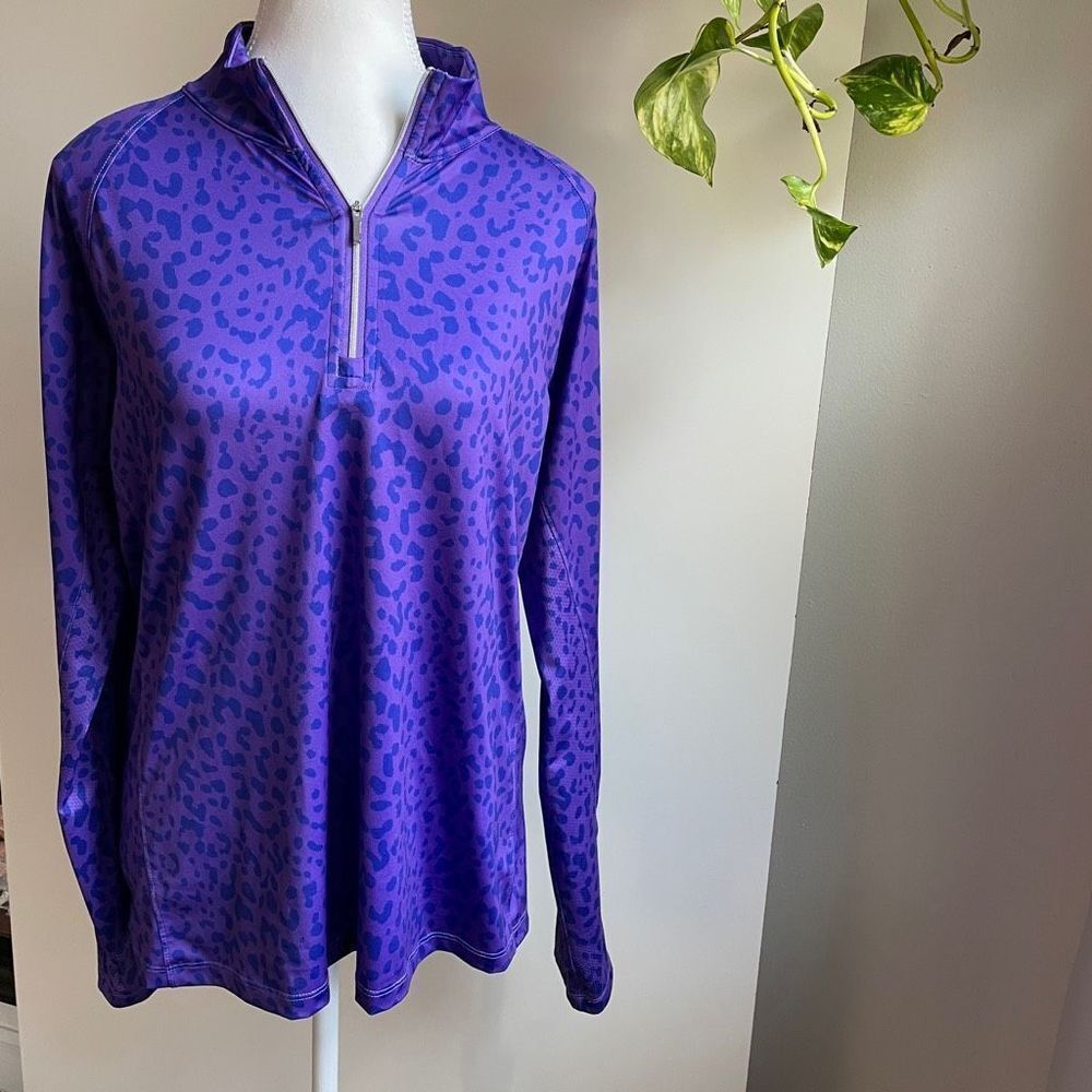 Lady Hagen Leopard‎ Purple Full Zip